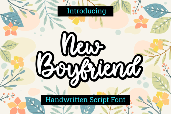 New Boyfriend Font Poster 1