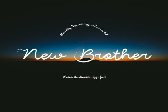 New Brother Font Poster 1