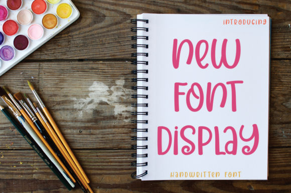 New Font Display Font Poster 1