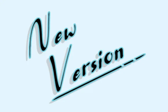 New Version Font New Version Font Poster 1