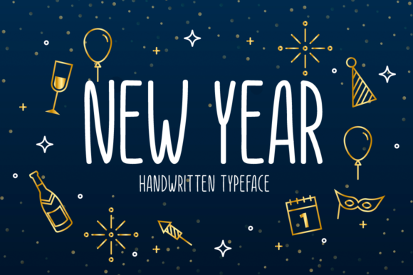 New Year Font