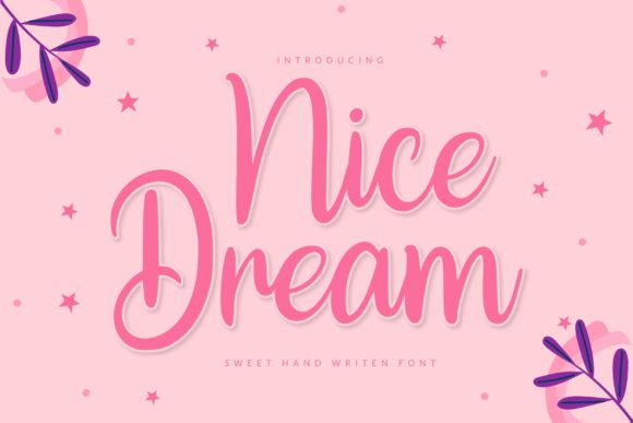 Nice Dream Font Poster 1