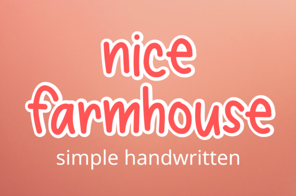 Nice Farmhouse Font