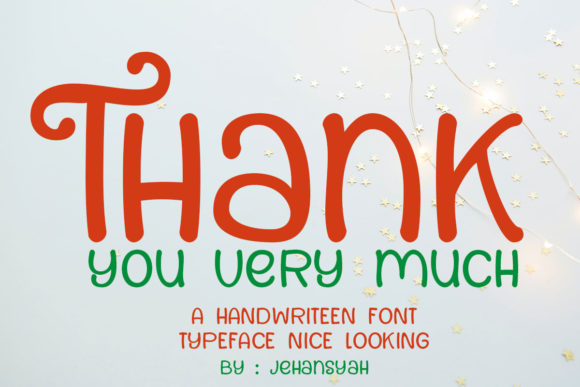 Nice Looking Font Poster 5
