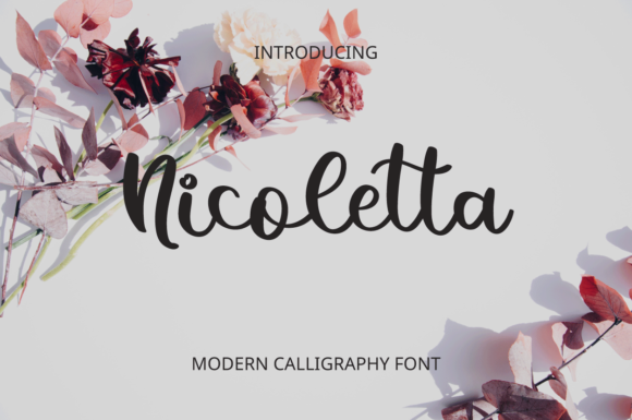 Nicoletta Font Poster 1