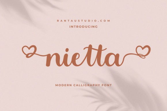 Nietta Font Poster 1