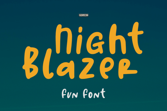 Night Blazer Font Poster 1