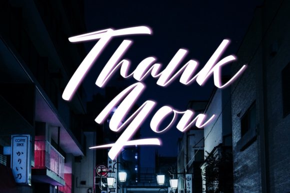 Night City Font Poster 14