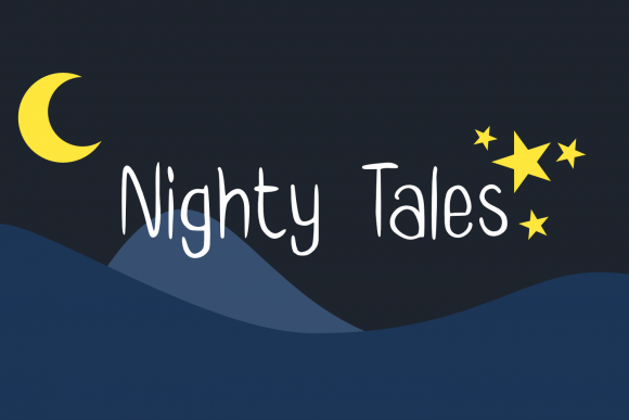 Nighty Tales Font Poster 1