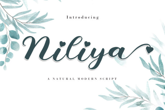 Niliya Font Poster 1