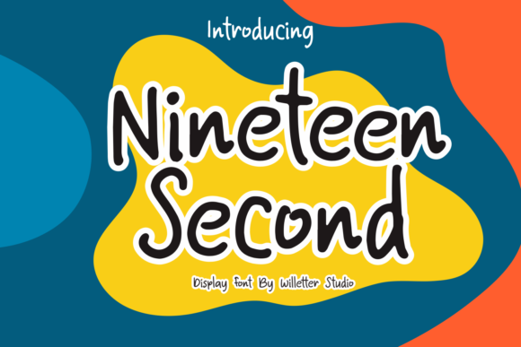 Nineteen Second Font Poster 1