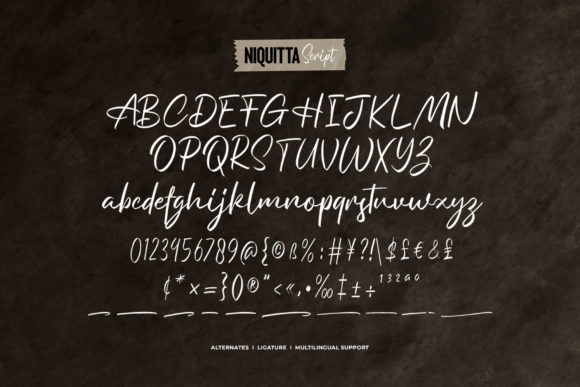 Niquitta Mirzani Font Poster 15