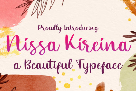 Nissa Kireina Font Poster 1