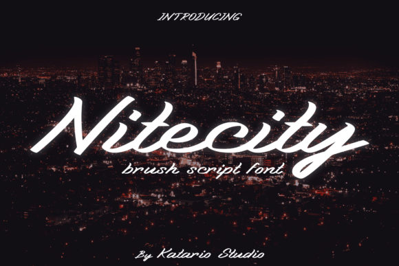 Nitecity Font Poster 1