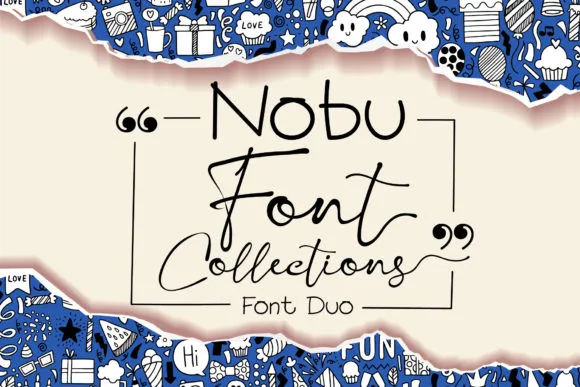 Nobu Collections Font Nobu Collections Font Poster 1