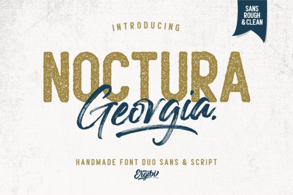 Noctura Georgia Font Poster 1