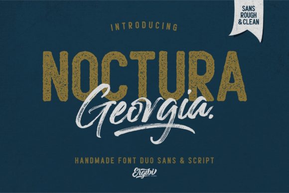 Noctura Georgia Font Poster 13