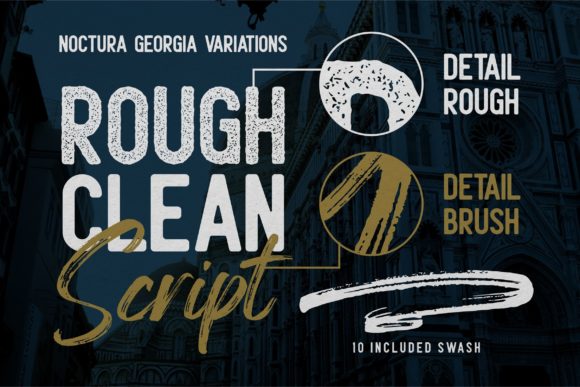 Noctura Georgia Font Poster 8