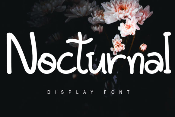 Nocturnal Font Poster 1