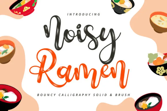 Noisy Ramen Font Noisy Ramen Font Poster 1