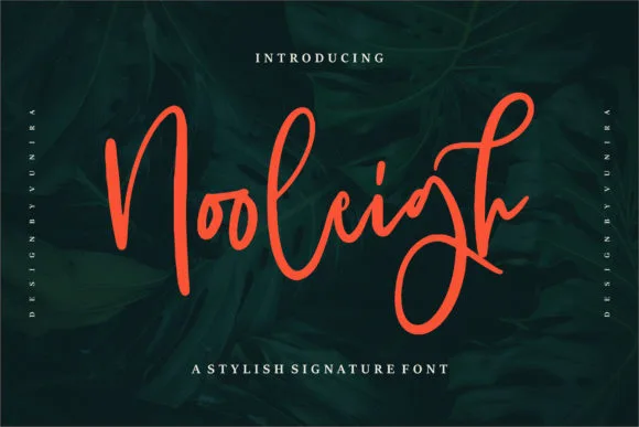 Nooleigh Font Poster 1