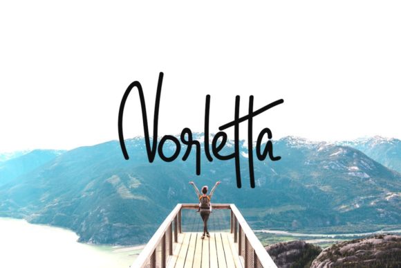 Norletta Font Poster 1