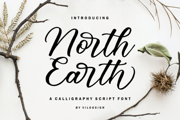 North Earth Font North Earth Font Poster 1