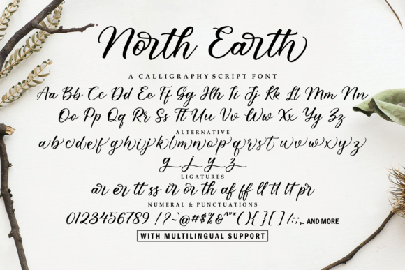 North Earth Font Poster 8