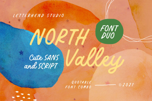 North Valley Font Poster 1
