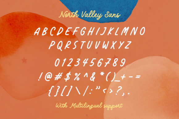 North Valley Font Poster 9