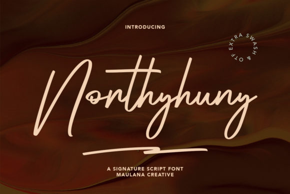 Northyhuny Font Poster 1