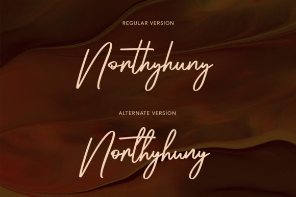 Northyhuny Font Poster 2