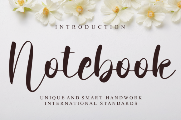 Notebook Font Poster 1