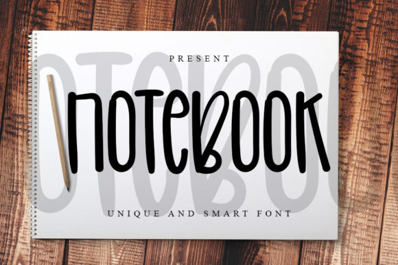 Notebook Font Poster 1