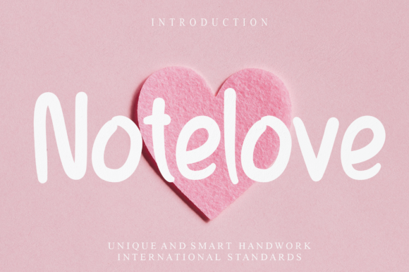 Notelove Font Poster 1