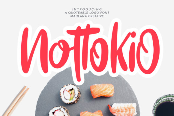 Nottokio Font Poster 1