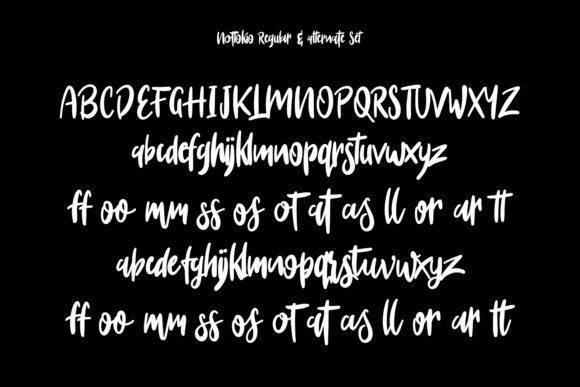 Nottokio Font Poster 8