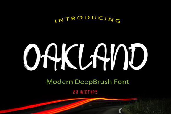 Oakland Font Poster 1