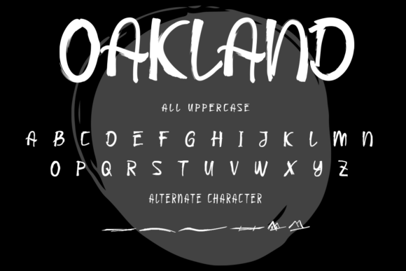 Oakland Font Poster 10