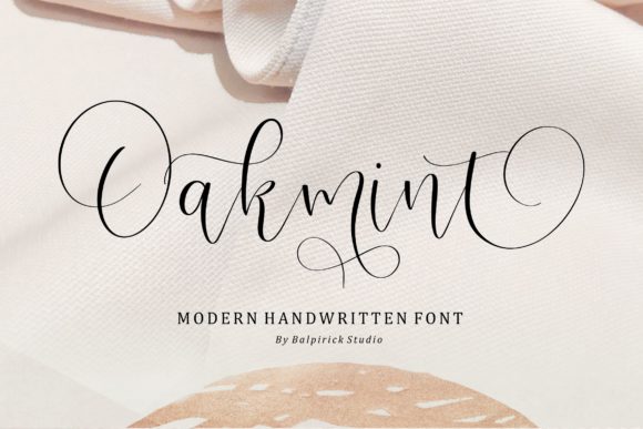 Oakmint Font Poster 1