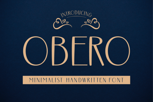 Obero Font Poster 1