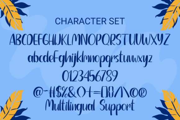 Ocean Summer Font Poster 7