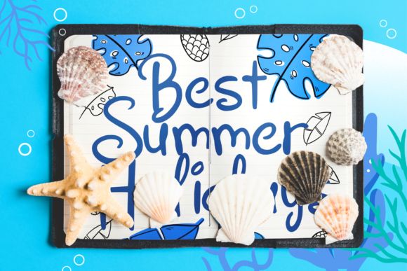 Oceanic Cocktail Font Poster 3