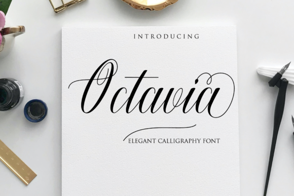 Octavia Font Poster 1