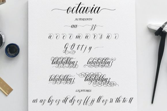 Octavia Font Poster 7