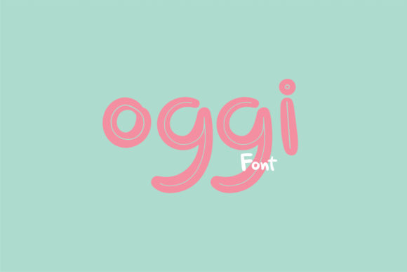 Oggi Font Poster 1