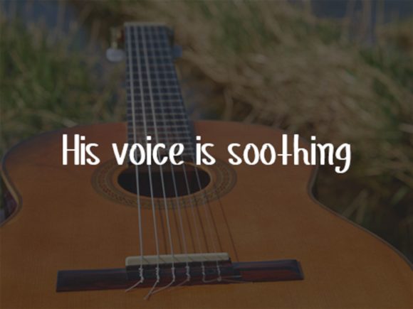 Old Guitar Font Poster 2
