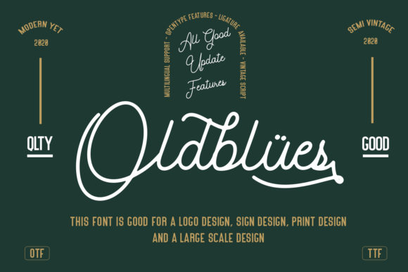 Oldblues Font Poster 2