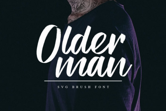 Older Man Font Poster 1