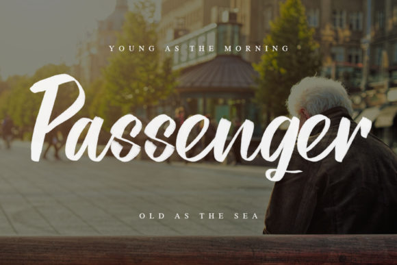 Older Man Font Poster 3